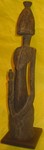 Dogon Culture of Arts from the central plateau region of Mali, in West Africa, South of the Niger bend, near the city of Bandiagara, and in Burkina Faso - (Kneeling Maternity Figure) by Prairie View A&M University