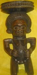 CHOKWE Culture of Arts from the southern part of Congo (Kinshasa) from the Kwango River to the Lualaba; northeastern Angola; and, the northwestern corner of Zambia - (Stool) by Prairie View A&M University