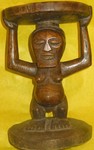 SONGHAY Culture of Arts from eastern Mali, western Niger, and northern Benin - (Caryatid Stool) by Prairie View A&M University