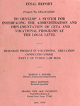 Final Report-Interfacing the Administration and Implementation of CETA- June 1976 by Prairie View A&M University