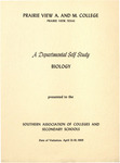 Annual Report - Department Self Study Biology - 1969