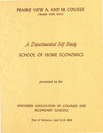 Annual Report- Department Self Study School Of Home Economics - 1969 by Prairie View A&M College