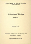 Annual Report - Department Self Study History - 1969