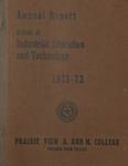 Annual Report - School of Industrial Education and Technology by Prairie View A&M University