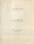 Annual Report - Central Mailing Service 1974-1975 by Prairie View A&M University