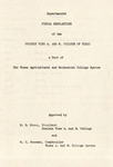 Annual Report Department Fiscal Regulations - 1961 by Prairie View A&M University