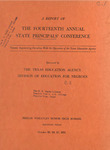 The 4th Annual State Principals Conference - Oct 1951
