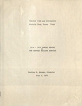 The Central Mailing Service Annual Report - 1974- 1975 by Prairie View A&M University
