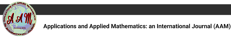 Applications and Applied Mathematics: An International Journal (AAM)