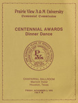 Centennial Banquet Prairie View A. and M. University Resource Data - Nov 1978