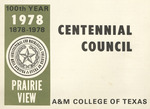 Centennial Council Prairie View A. and M. College Resource Data - 1978