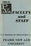 Faculty & Staff Roster - 1980-81