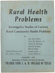 Faculty & Staff Rural Health Education - 1967