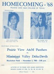 Nov 2, 1968- PV A&M Panthers vs Mississippi Valley Delta Devils