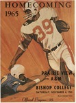 Nov 6, 1965- Prairie View A&M vs Bishop College