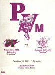 Oct 12, 1991- Prairie View A&M vs Cameron University