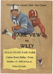Oct 17, 1955- Prairie View A&M  vs Wiley