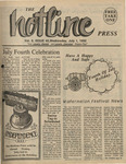 Hotline Press Newspaper- July 1992 Vol 8 No 45