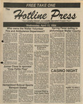 Hotline Press Newspaper- April 1994 Vol 10 No 32