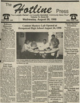 Hotline Press Newspaper- August 1998 Vol 14 No 50 by Hotline Press Newspaper