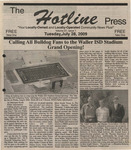Hotline Press Newspaper- July 28,2009 Vol 27 No 7
