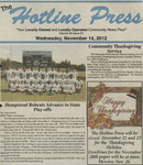 Hotline Press Newspaper- November 2012 Vol 29 No 25 by Hotline Press Newspaper