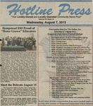 Hotline Press Newspaper- August 2013 Vol 29 No 13