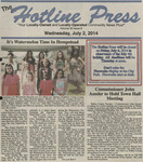 Hotline Press Newspaper July, 2014 Vol 30 No 8