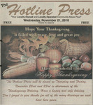 Hotline Press Newspaper- November 2018 Vol 34 No 32 by Hotline Press Newspaper