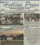 Hotline Press Newspaper- September 2018 Vol 34 No 22 by Hotline Press Newspaper