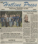 Hotline Press Newspaper- September 2018 Vol 34 No 23 by Hotline Press Newspaper