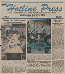 Hotline Press Newspaper- April 10 ,2019 Vol 35 No1