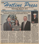 Hotline Press Newspaper- March 27 ,2019 Vol 34 No 50