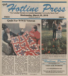 Hotline Press Newspaper- March20 ,2019 Vol 34 No 49