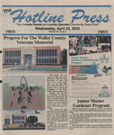 Hotline Press Newspaper- April 2020 Vol 36 No 4