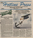 Hotline Press Newspaper- April 2020 Vol 36 No 5
