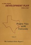 Development Plan - Office of Academic Affairs and College of Agriculture 1981-87 by Prairie View A&M University