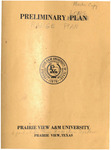 Preliminary Plan Five Year Plan- 1985- 1989 by Prairie View A&M University