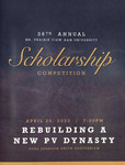 Mr. Prairie View A&M Scholarship Pageant April 20, 2022