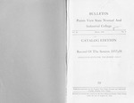 Catalog Edition - The School Year 1937-1938