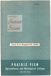 Summer Session - The School Year 1960 by Prairie View A&M College