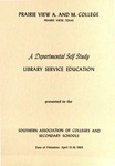 A department Self-Study Library Service Education - April 1969 by Prairie View A&M University